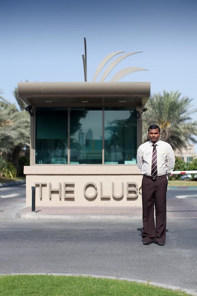 Abdul Hakeem, the gatehouse supervisor, has worked at the Club for 11 years. He is pictured in 2012. Lee Hoagland / The National