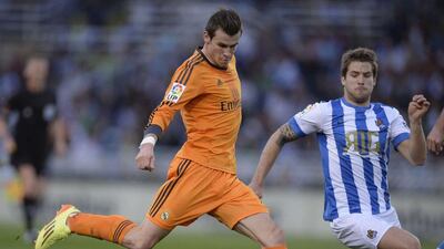 Gareth Bale scored his goal on Saturday from about 35 yards out for Real Madrid. Vincent West / Reuters/ April 5, 2014
