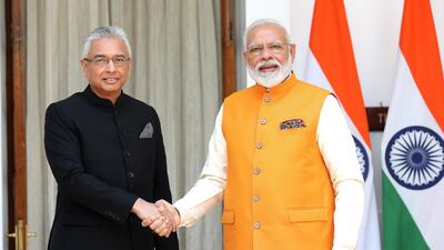 Indian prime minister Narendra Modi has been re-elected in a landslide victory. EPA