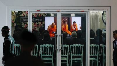 People attend the funeral of the late chairman of Leicester City Football Club. Reuters