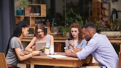 Smartphone addiction has become such a normal part of everyday life, we don’t even put our phones down while we eat, regardless of whether we are at home or out with friends. Getty
