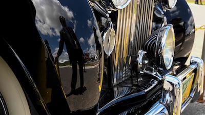 The classic soft-top car has an L6 engine with a capacity of 4,257cc and HJ Mulliner coachwork