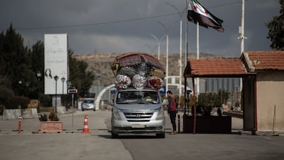 People seeking to travel from Lebanon to Syria. Getty Images