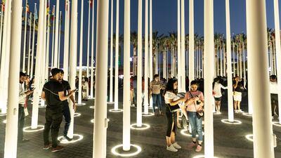 Organisers pulled out all the stops for a memorable finale. Antonie Robertson / The National