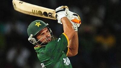 Shahid Afridi made his international comeback count. Lakruwan Wanniarachchi / AFP