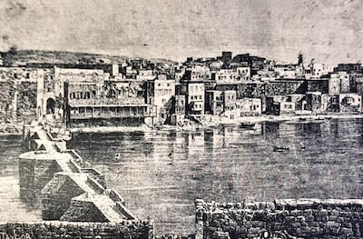An illustration of Sidon in the 19th century. Photo: Wikimedia Commons