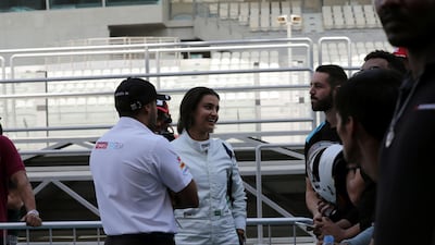 Reema Juffali at TRD 86 Cup at Yas Marina Circuit. Courtesy Yas Marina Circuit