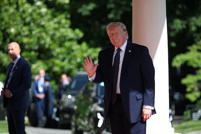US President Donald Trump said on arrival at the G7 meeting in France that "everything was very nice." Reuters