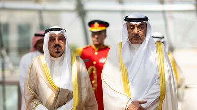 Sheikh Sabah Khaled Al Hamad Al Sabah, Crown Prince of Kuwait and Sheikh Ahmad Al Abdullah Al Sabah, Prime Minister of Kuwait