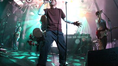 Asian Dub Foundation will bring their heaving rhythms to NYU Abu Dhabi Arts Centre. Photo: Alex Sudea / Rex Features