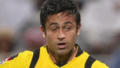 Sepahan's Omid Ebrahimi scored against Al Nasr.