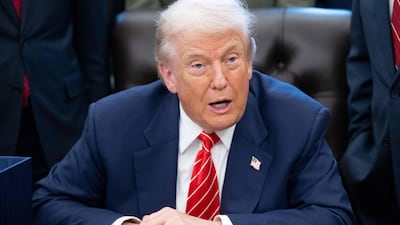 US President Donald Trump in the Oval Office. AFP