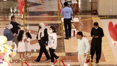 Gradually United Arab Emirates to lift Covid restrictions to reach full capacity at venues around the United Arab Emirates. Khushnum Bhandari / The National