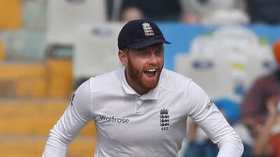 England’s Jonny Bairstow. Altaf Qadri / AP