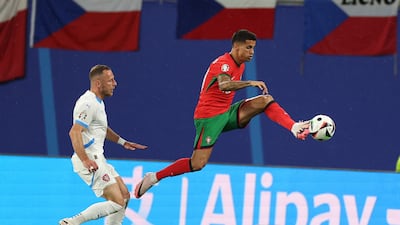 Made some surging bursts forward. He gives his side something different with his very direct running through the middle. Beautiful ball to free Bernardo Silva in the box. EPA