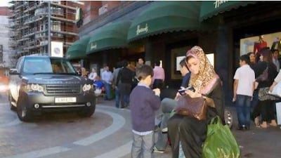 Visitors from the UAE and Saudi Arabia are among the top-spending Middle Eastern nations using the store. Peter Dench / Getty Images