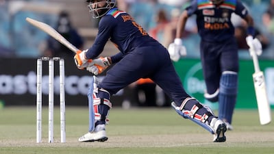 India's Ravindra Jadeja scored an unbeaten 66 against Australia. AP