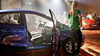 Galadari Automobiles launched MAZDA2 2011 model at Al Bustan Rotana hotel in Dubai.