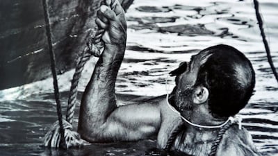 Sheikh Mohammed, who shared this image in his new book, said he learned the hardships of Emirati life in the years before the Union from a pearl diver named Abu Jaber.