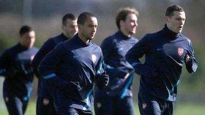 Arsenal have not given up hope of reaching the quarter-finals of the Champions League.