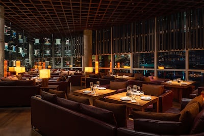 The restaurant has a lively lounge vibe and resident DJs. Photo: Zuma Abu Dhabi
