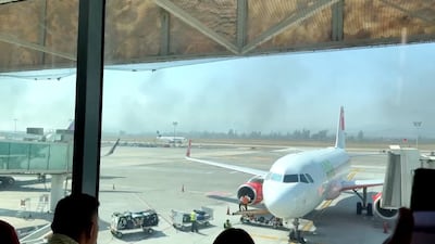 Smoke spreads across Guadalajara airport, with several airlines cancelling flights in Mexico. Reuters