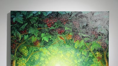 Some of the pieces were inspired by Guevara’s meditation practices and art workshops