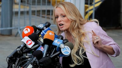 Stormy Daniels, whose real name is Stephanie Clifford, in 2018. Reuters