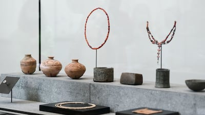 Some of the artefacts dating back to the Umm an-Nar period were unearthed in a collective tomb, which is characteristic of the era.