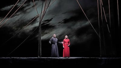 Scenes from Wagner's Flying Dutchman. The production was co-produced by the Abu Dhabi Festival, Metropolitan Opera, Dutch National Opera and Quebec Opera. Photo Ken Howard/Met Opera