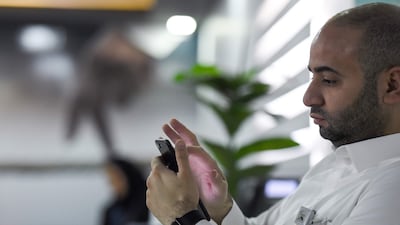 Sarahah, an app developed to encourage honest workplace feedback, has so far attracted 85 million users worldwide. Fayez Nureldine / AFP