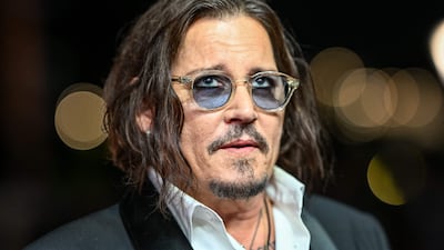 Johnny Depp attended the regional premiere of his film Modi: Three Days on The Wing of Madness at the Red Sea International Film Festival. AFP