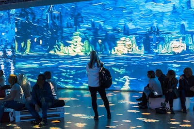 The space will be officially launched sometime later this month by hosting a fully-immersive exhibition, which will allow visitors to dive into masterpieces by Van Gogh, Claude Monet, Edvard Munch and Wassily Kandisky to name a few. Madinat Jumeirah