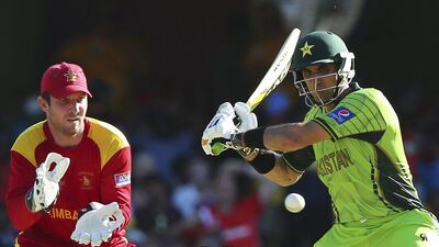 Pakistan captain Misbah ul-Haq, right, has been at the heart of this dated approach. Tertius Pickard / AP Photo