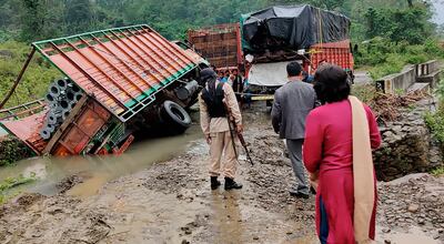 At least eight people have died in floods and mudslides triggered by heavy rains in India’s northeast region, officials said on Tuesday. AP