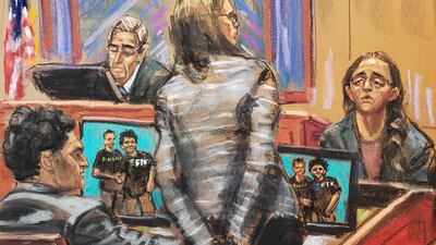 Caroline Ellison gives evidence in a New York courtroom during Sam Bankman-Fried's fraud trial over the collapse of FTX Reuters