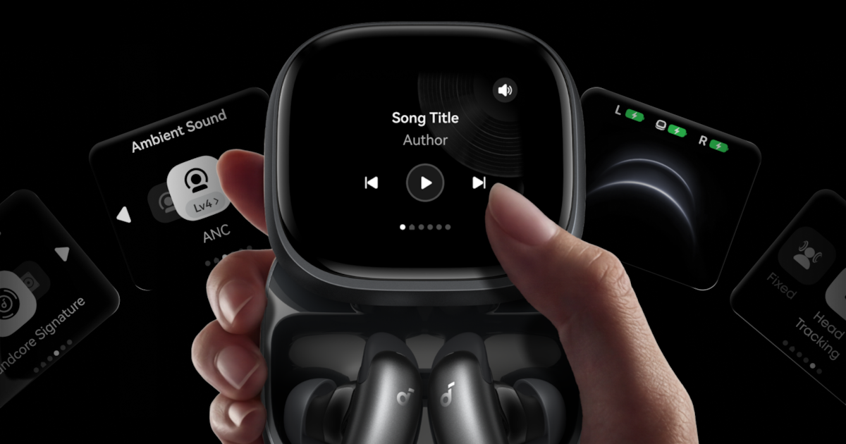 Photo: Thenationalnews Anker's Soundcore Liberty 5 Pro Max comes with 1,200 free transcription minutes – after that you can either buy more or sign
