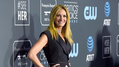 Julia Roberts in Louis Vuitton. AP