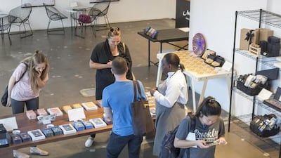 Visitors to Mirzam’s chocolate factory, above, get a taste of what real chocolate should be like. Antonie Robertson / The National