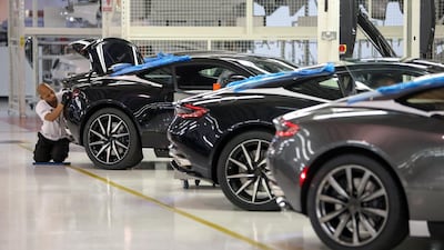 Aston Martin Lagonda Ltd's manufacturing and assembly plant in Gaydon, U.K.. Chris Ratcliffe / Bloomberg