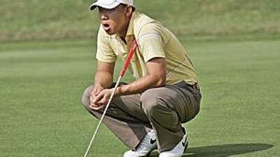 Kim said his improvement was down to his reading of Saujana's slow and grainy greens.