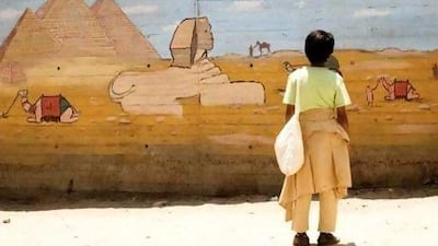 After the Battle mixes archival footage from the Tahrir Square demonstrations with a fictitious account. Courtesy ADFF