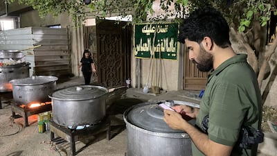 Mr Hussein's Timman and Qeema in Ghazaliya Facebook group, which keeps the community updated on news and events, has attracted nearly 6,000 members. Sinan Mahmoud / The National