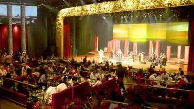 Nearly a dozen acts perform with the house band while audience members enjoy time with friends. Courtesy Music Hall