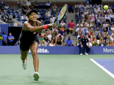 Naomi Osaka was driven by her ambition to play against her hero, Serena Williams, in the US Open final. AP Photo
