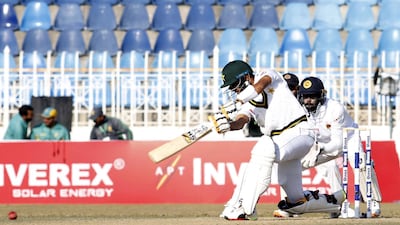 Pakistan's Babar Azam is now ranked ninth in the world among Test batsmen. EPA