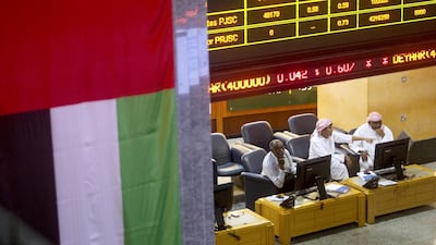 There are 48 brokerage firms in operation today, compared with 103 in 2010. Above, the Abu Dhabi Securities Exchange. Christopher Pike / The National