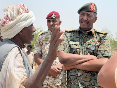 The US imposed sanctions on the head of the Sudanese army, Gen Abdel Fattah Al Burhan, in January 2025.