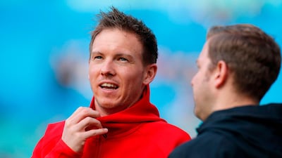 RB Leipzig manager Julian Nagelsmann has enjoyed a rapid rise up the coaching ranks since being handed his first post at Hoffenheim age 28. AFP