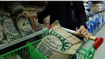 Rice is in short supply in local stores.
